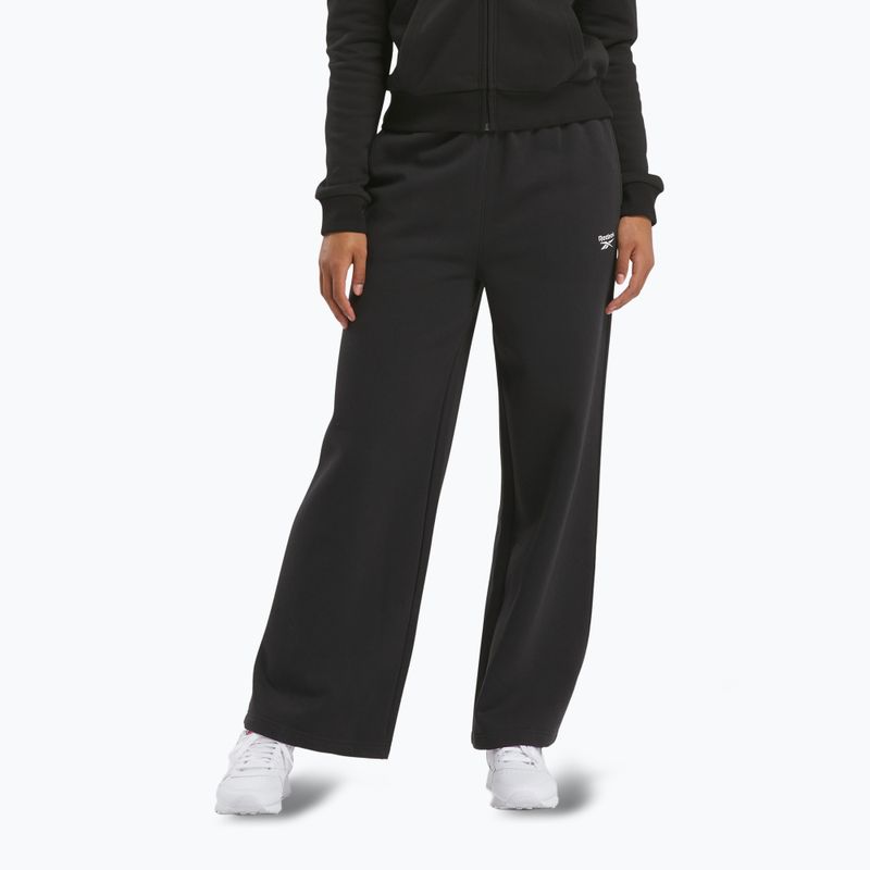 Dámské kalhoty Reebok Identity Small Logo Fleece Wide Leg black