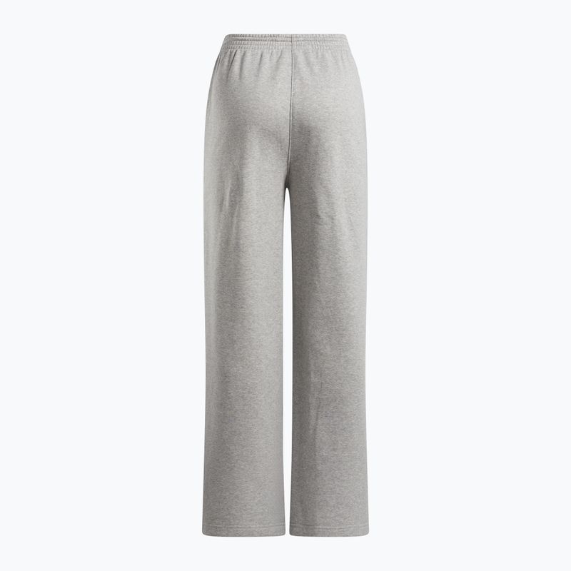 Dámské tepláky Reebok Identity Small Logo Fleece WIde Leg medium grey heather 5