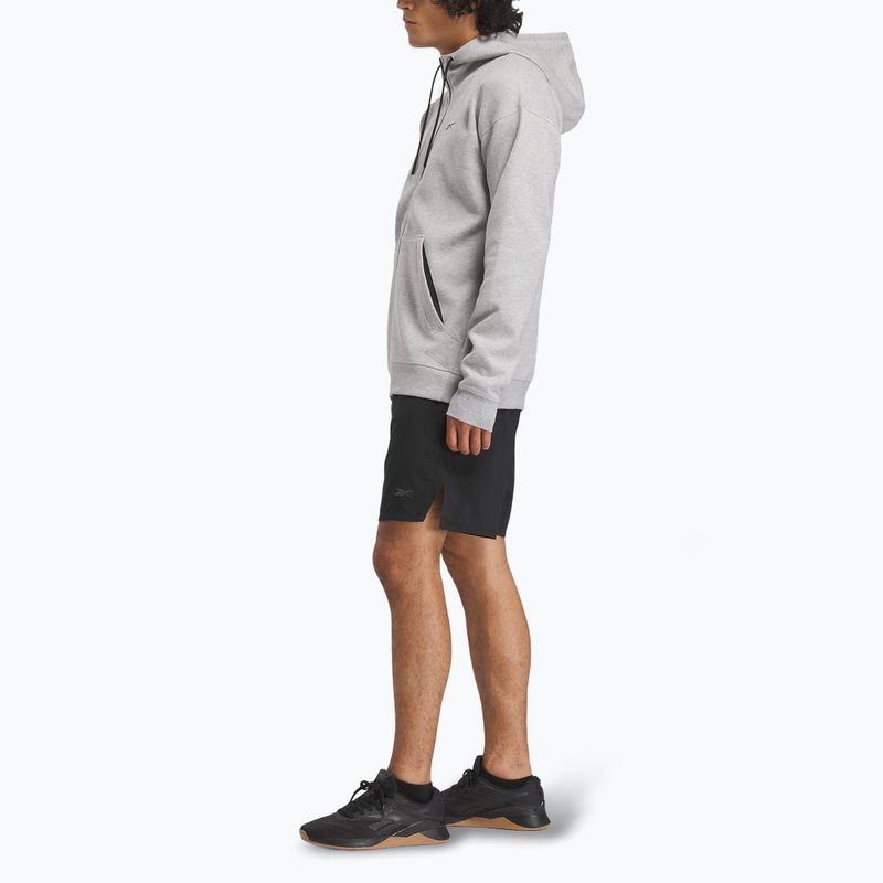 Pánská mikina Reebok Athlete Full Zip medium grey heather 2