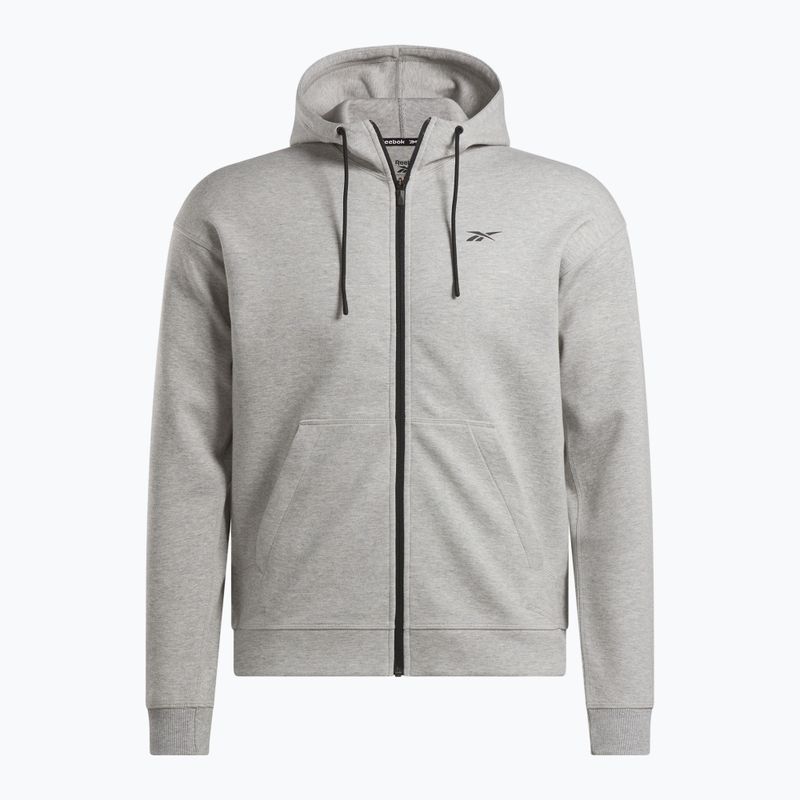 Pánská mikina Reebok Athlete Full Zip medium grey heather 4