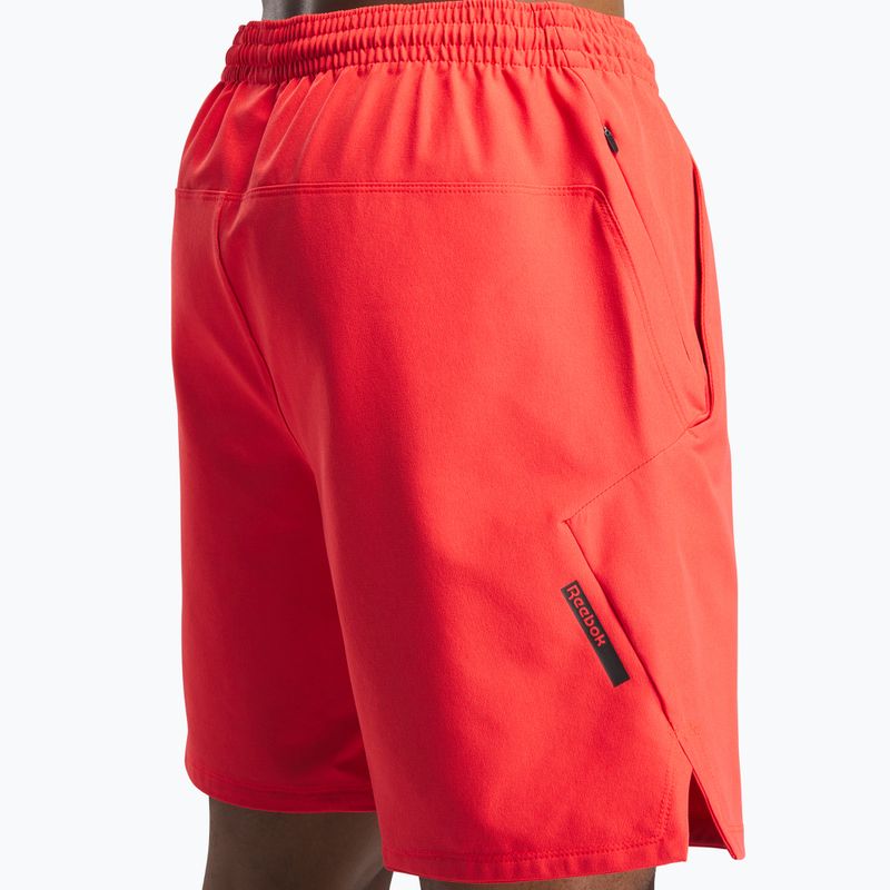 Pánské šortky Reebok Athlete Strenght energy red 4