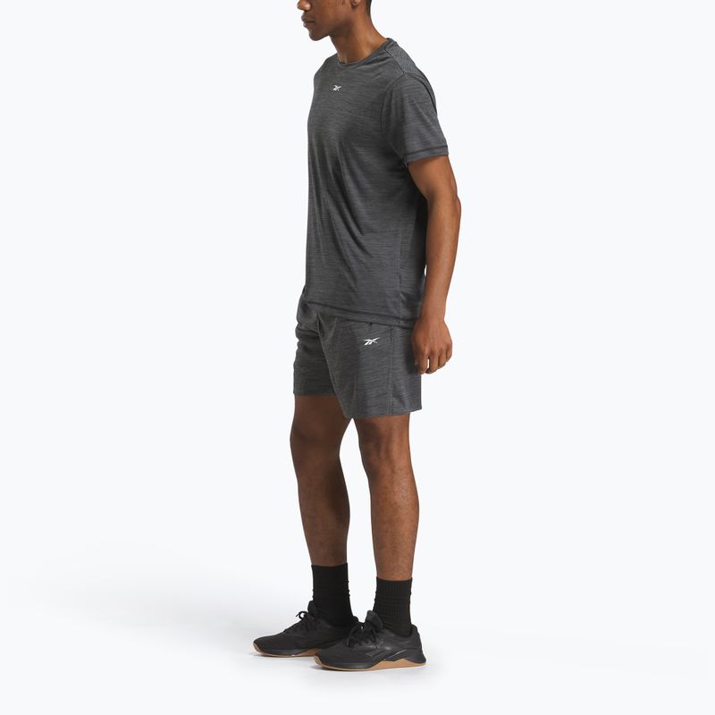 Pánské šortky Reebok Id Train Melange Knit black 2