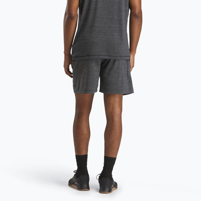 Pánské šortky Reebok Id Train Melange Knit black 3