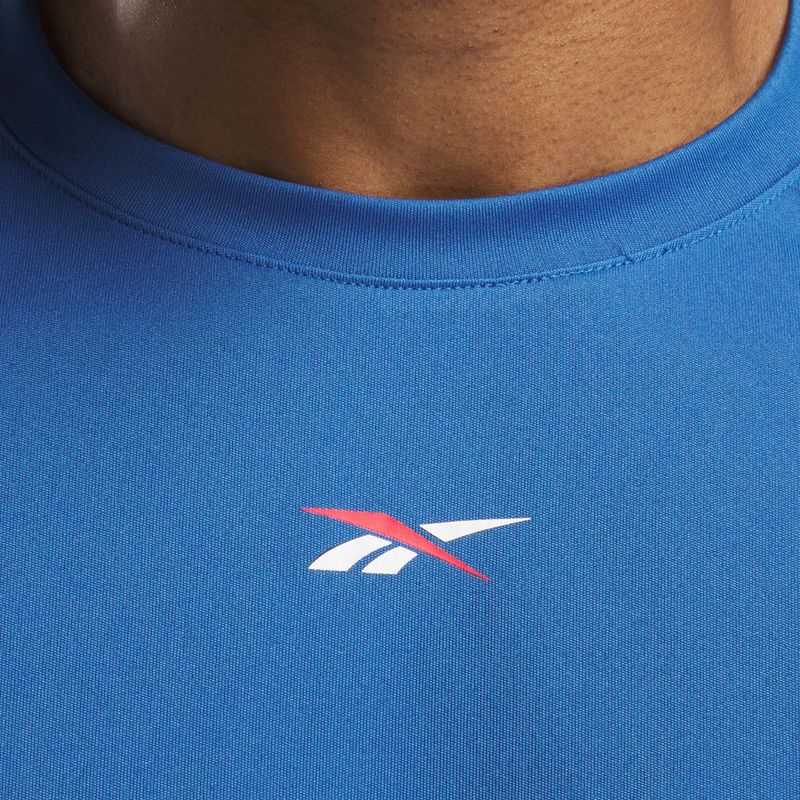 Pánské tričko longsleeve Reebok Id Train Energy Tech Tee twilight blue 4