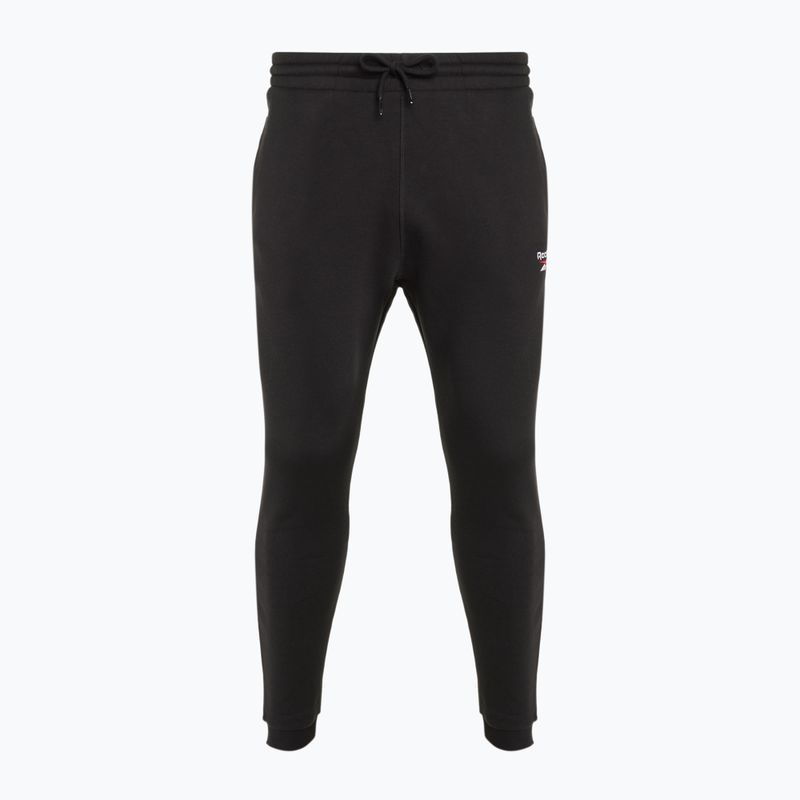 Kalhoty Reebok Identity Small Logo Fleece Jogger black/white/vector red