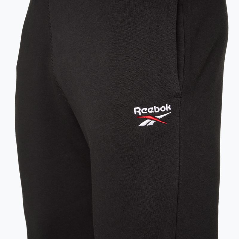 Kalhoty Reebok Identity Small Logo Fleece Jogger black/white/vector red 3