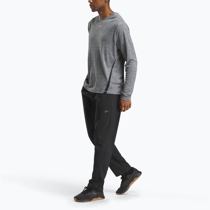 Pánské tričko longsleeve Reebok Id Train Energy Tech Tee grey 1 2