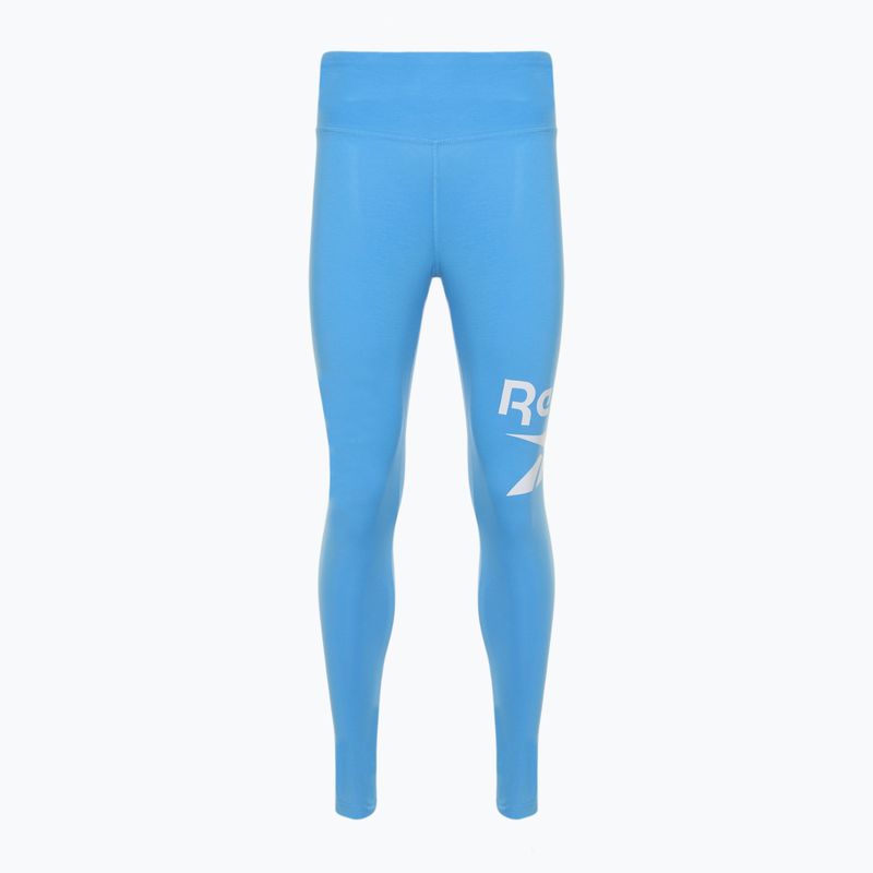 Dámské legíny  Reebok Identity Big Logo Cotton recovery blue