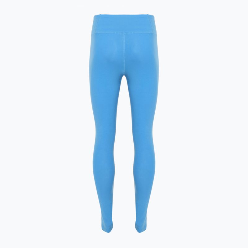 Dámské legíny  Reebok Identity Big Logo Cotton recovery blue 2