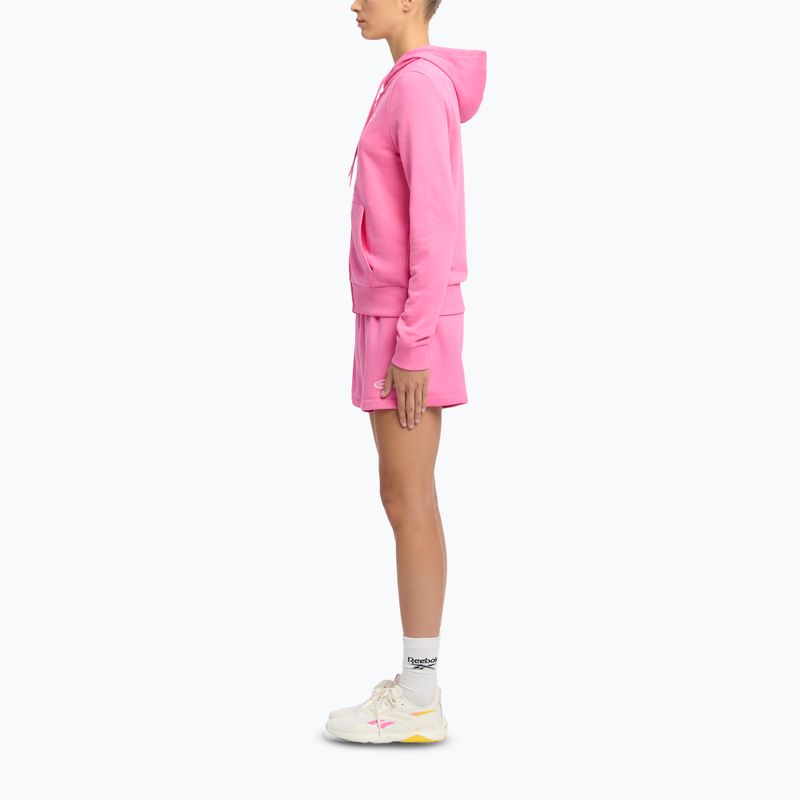 Dámská mikina Reebok Small Logo French Terry FZ true pink 2