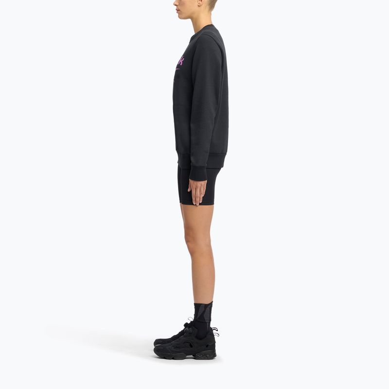 Dámská mikina Reebok Identity Big Logo Fleece Crew black/purple rave/electric amber 2
