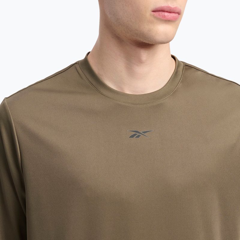 Pánské tričko longsleeve Reebok Id Train Tech Tee army green 4