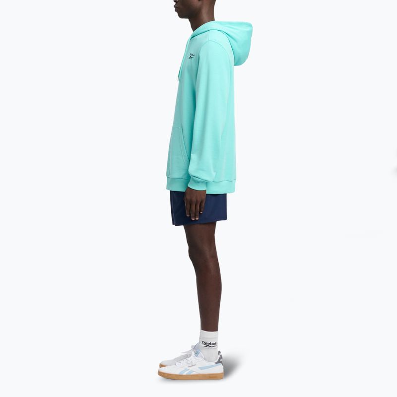 Pánská mikina Reebok Identity Small Logo Hoodie ai aqua 2