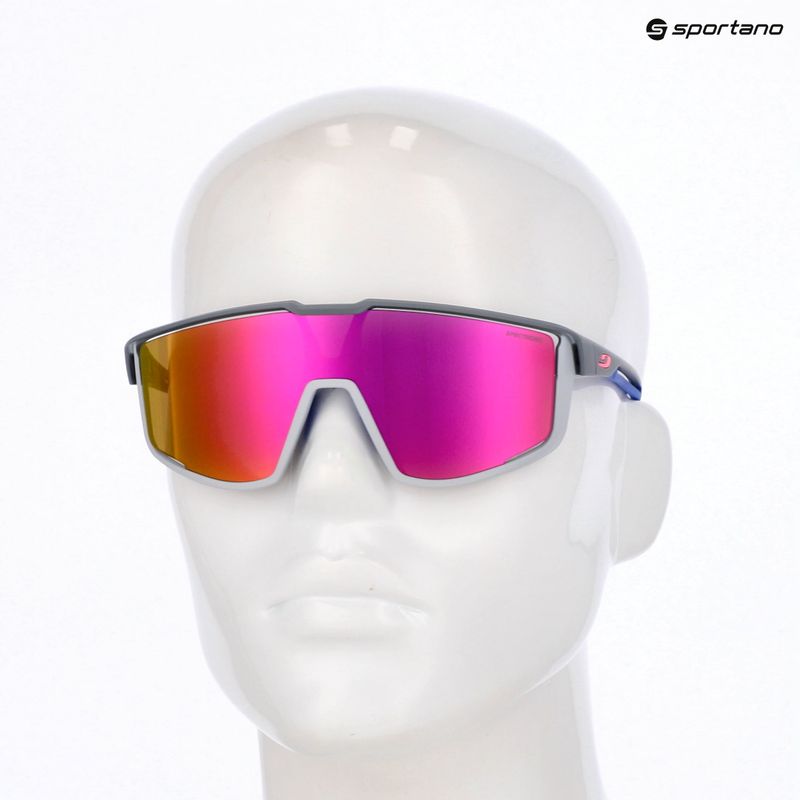 Sluneční brýle Julbo Fury Spectron matt dark gray/gray/ blue/multilayer pink 7