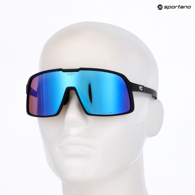 Sluneční brýle GOG Kari matt black/reflex white/blue 5