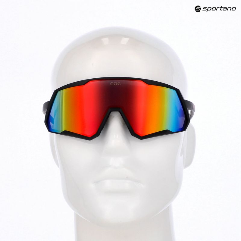 Sluneční brýle GOG Tove matt black/reflex black/red 5