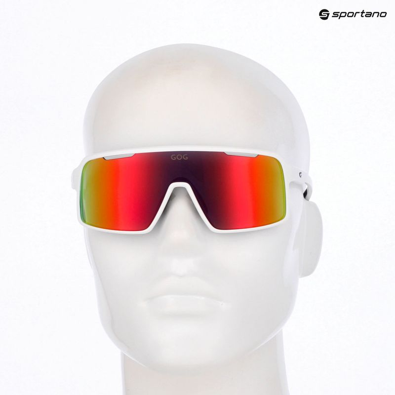 Sluneční brýle GOG Enki matt white/black reflex black/red 5