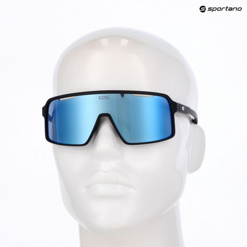 Sluneční brýle GOG Enki matt black/reflex white/blue 5