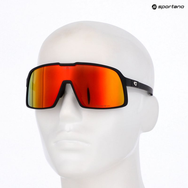 Sluneční brýle GOG Kari matt black/reflex red 5