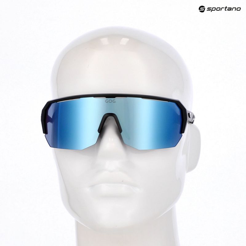 Sluneční brýle GOG Bragi matt black/reflex white/blue 6