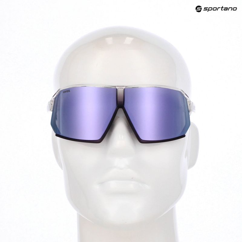 Sluneční brýle UVEX Sportstyle 237 clear/metallic purple/mirror lavender 7