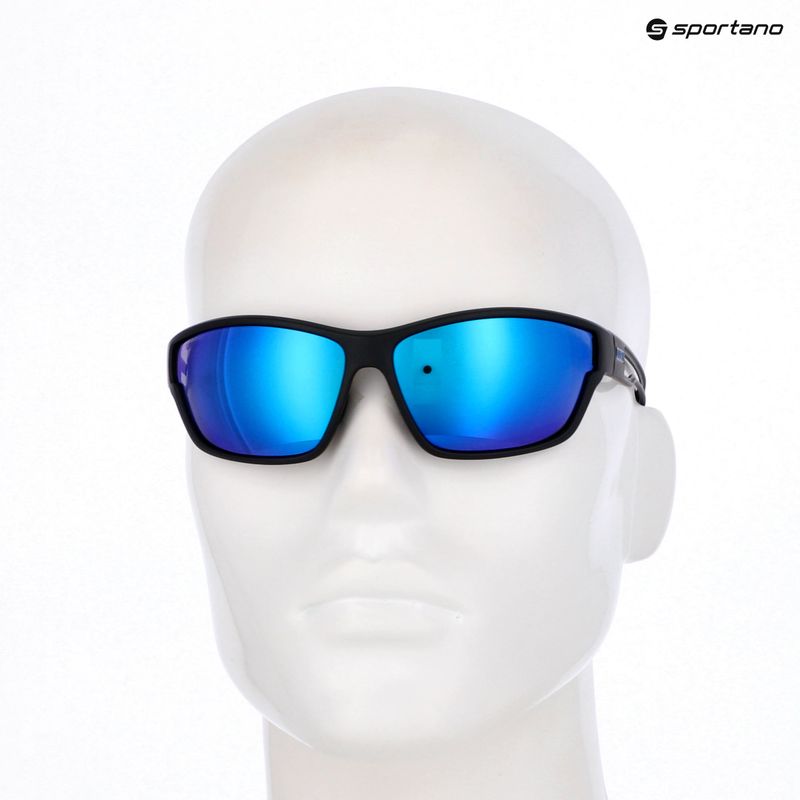 Sluneční brýle UVEX Sportstyle 806 black matt/mirror blue 7