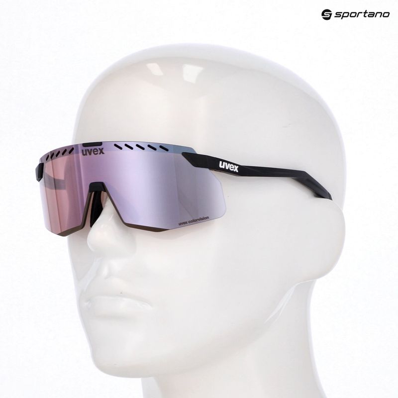 Sluneční brýle UVEX Pace Stage Small CV black matt/mirror pink 7