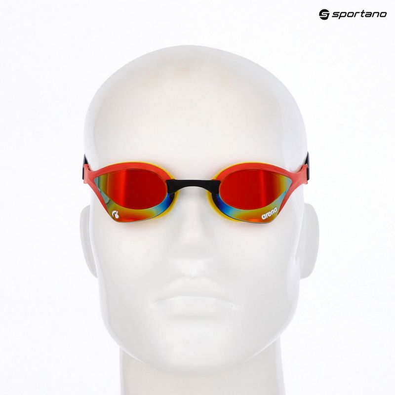 Plavecké brýle Arena Cobra Ultra Swipe Mirror gold/red 7
