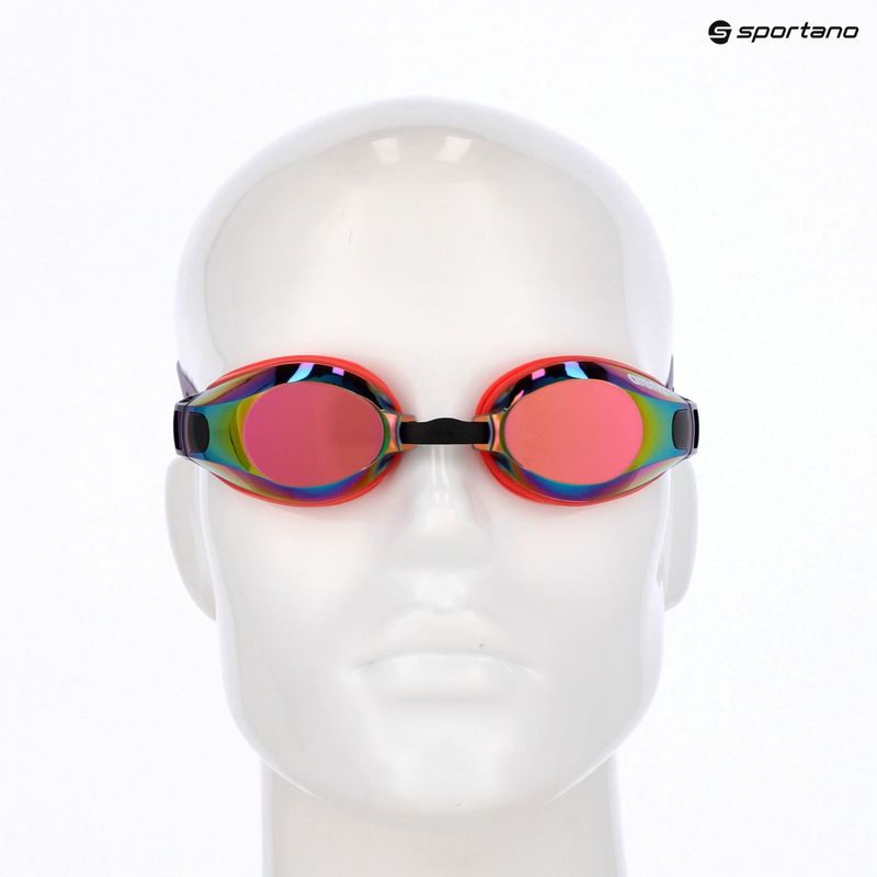 Plavecké brýle Arena Zoom X-Fit Mirror copper/bright coral/plum 9