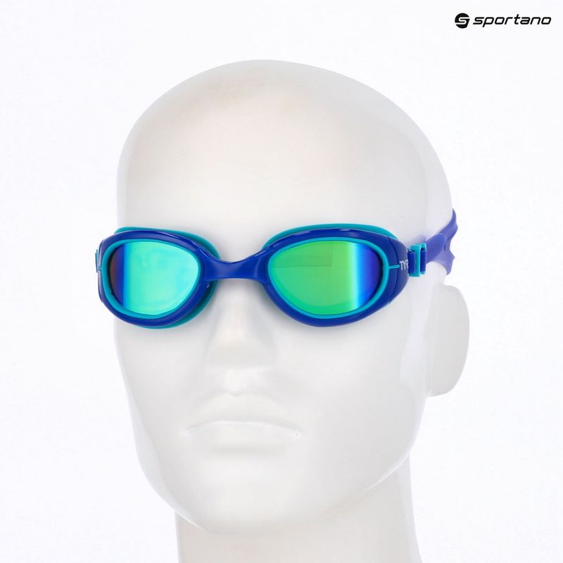 Plavecké brýle TYR Special Ops 2.0 Mirrored royal / aqua 3