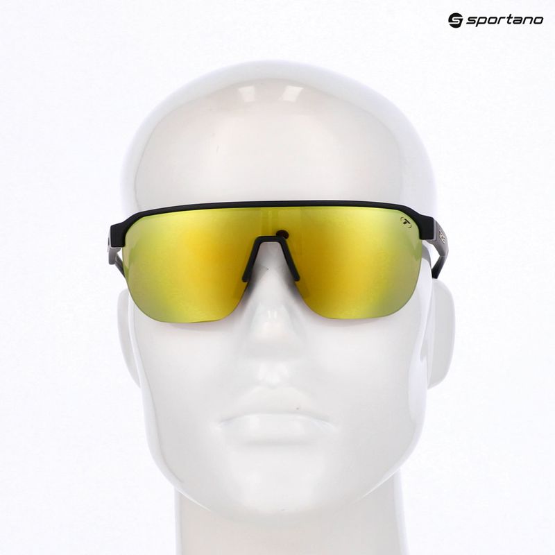 Sluneční brýle Tifosi Sanctum SL matte black/smoke yellow mirror 4