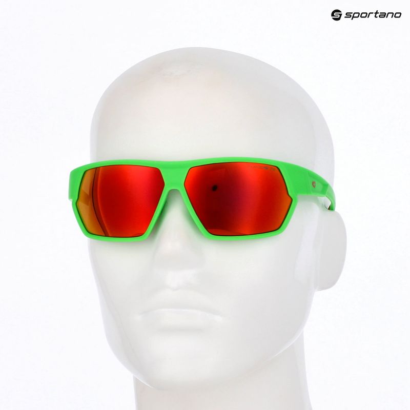 Sluneční brýle GOG Zonda matt neon green/red 12
