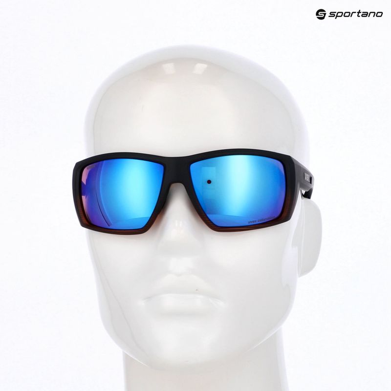 Sluneční brýle  UVEX Mtn Venture CV black demi matt/mirror blue 6