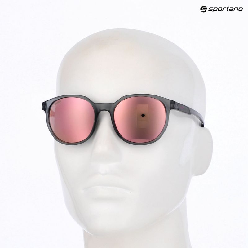 Sluneční brýle UVEX LGL 54 smoke/mirror pink 11