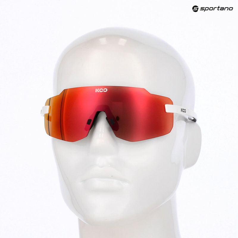 Sluneční brýle Koo Supernova white/red mirror 9