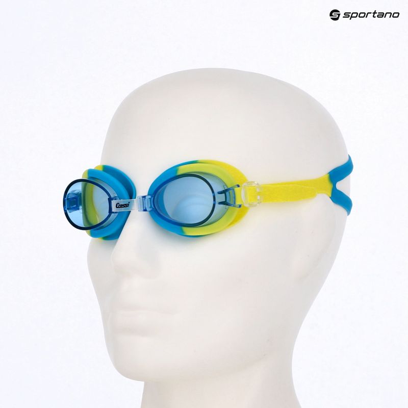 Dětské plavecké brýle Cressi Starfish green/azure 7