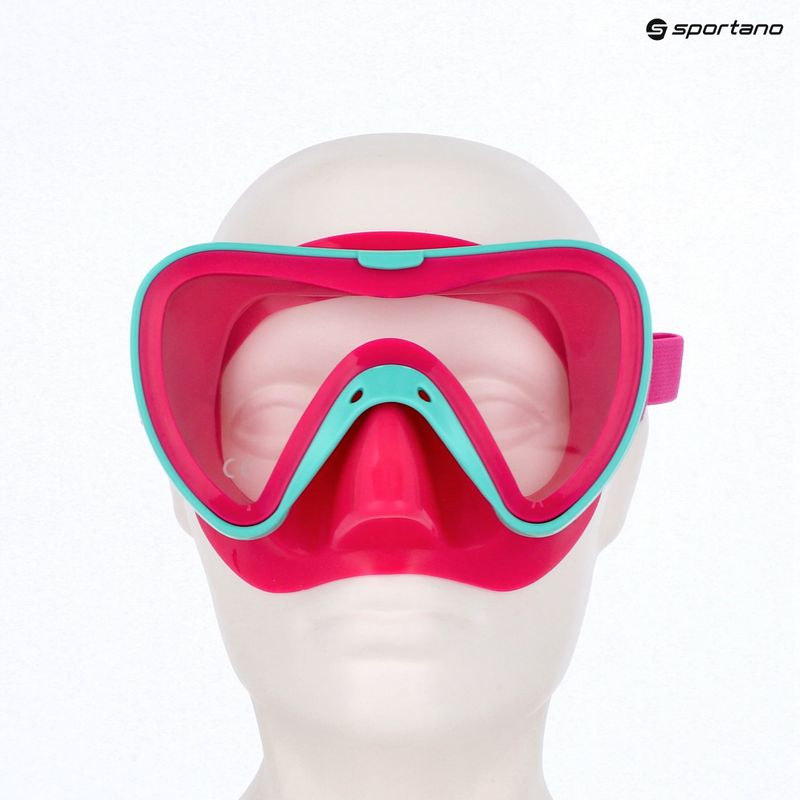 Dětská šnorchlovací maska Mares Turtle aqua/pink 4