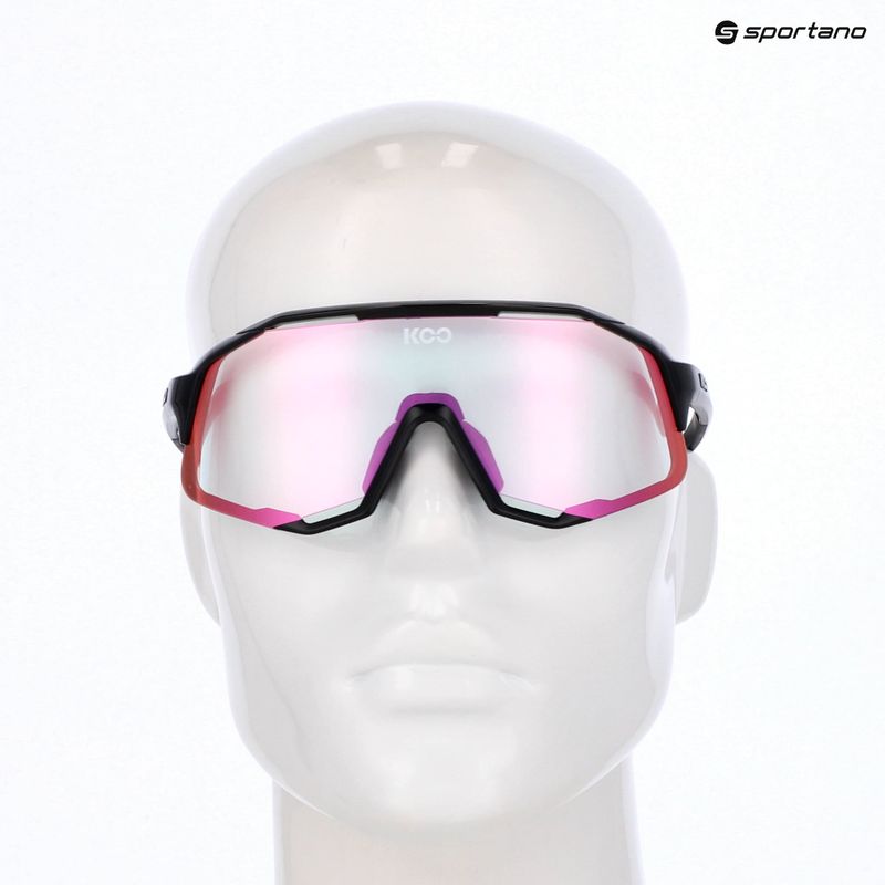 Sluneční brýle Koo Demos black/photochromic fuchsia 6