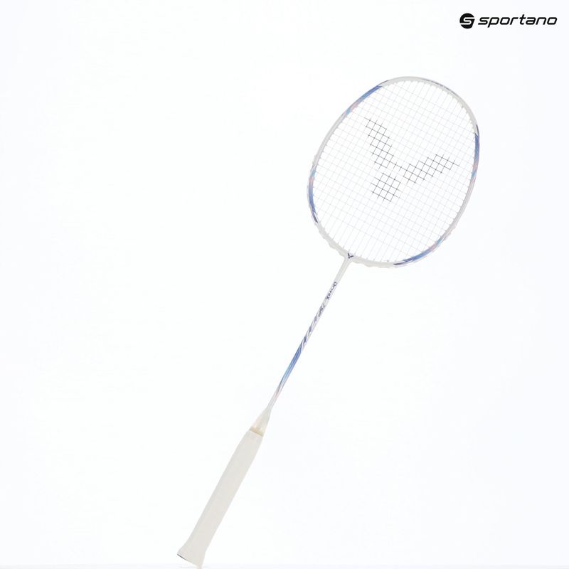 Badmintonová raketa VICTOR DriveX 7SP AJ white/purple 5