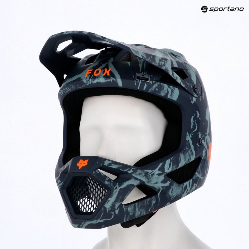 Cyklistická helma Fox Racing Rampage Img Print arctic blue 7