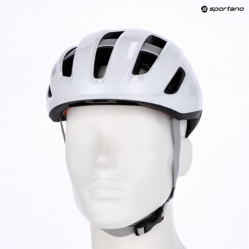 Cyklistická helma Lazer Sphere KinetiCore white/silver 8