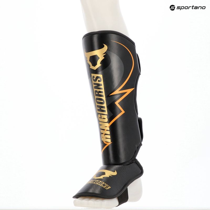 Chrániče holení a chodidel Venum Ringhorns Charger Shin black/gold 7
