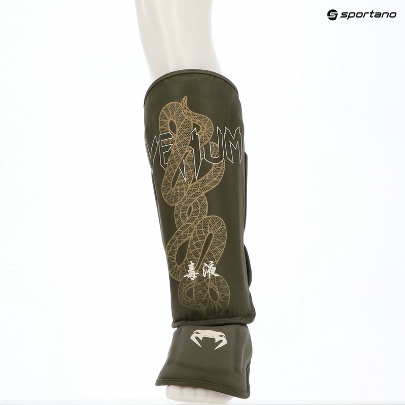 Chrániče holení a chodidel Venum Serpenti khaki/bronze/ivory 9
