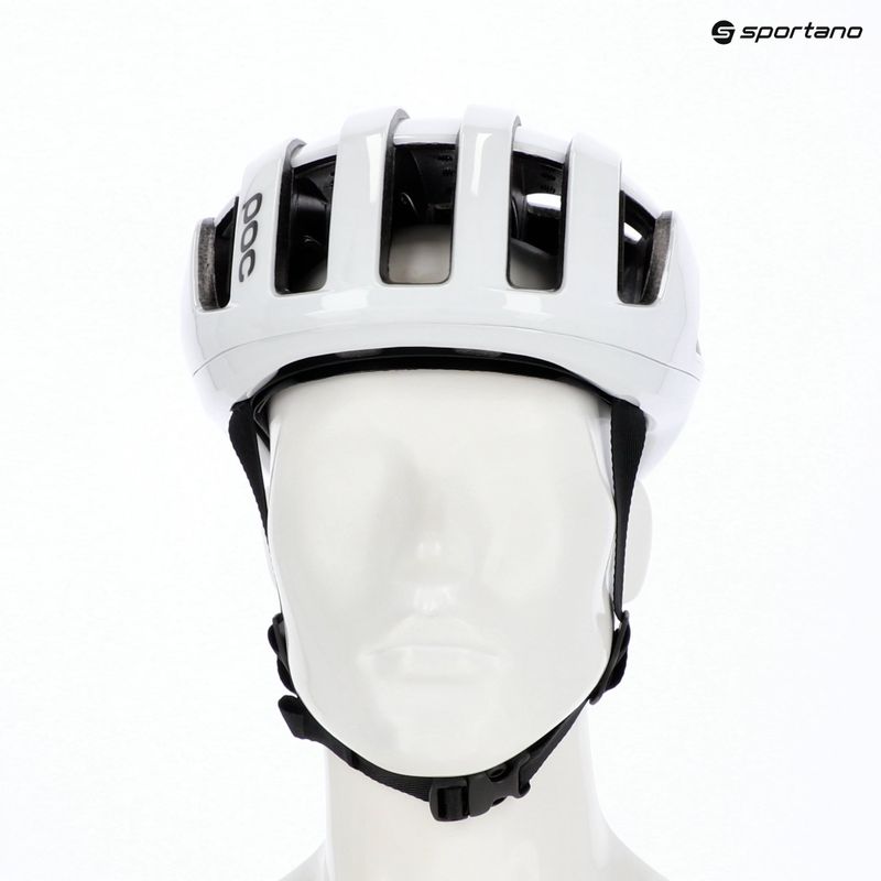 Cyklistická helma POC Cytal hydrogen white/uraniumb black matt with logo 6