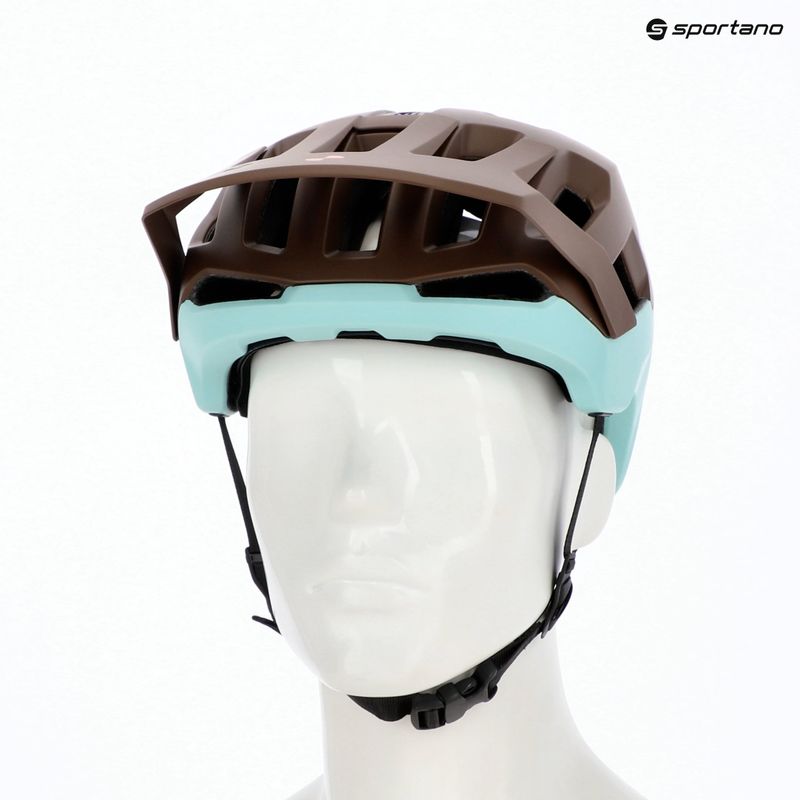 Cyklistická helma POC Kortal Race MIPS bronzite brown matt/lazurite blue matt 14