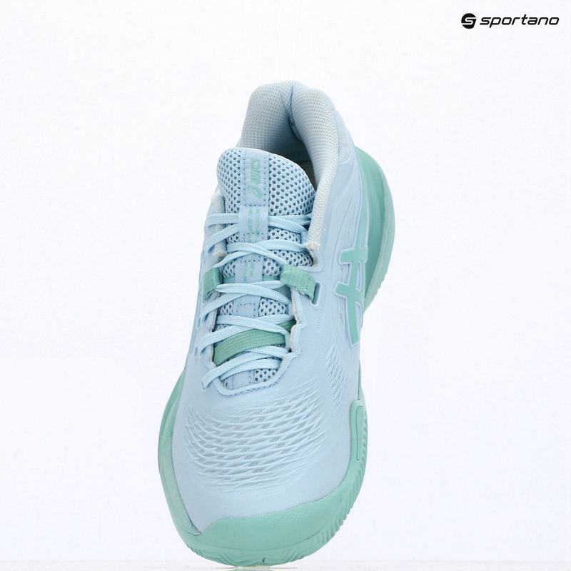Dámské tenisové boty ASICS Gel-Resolution X Clay light blue/oasis green 14