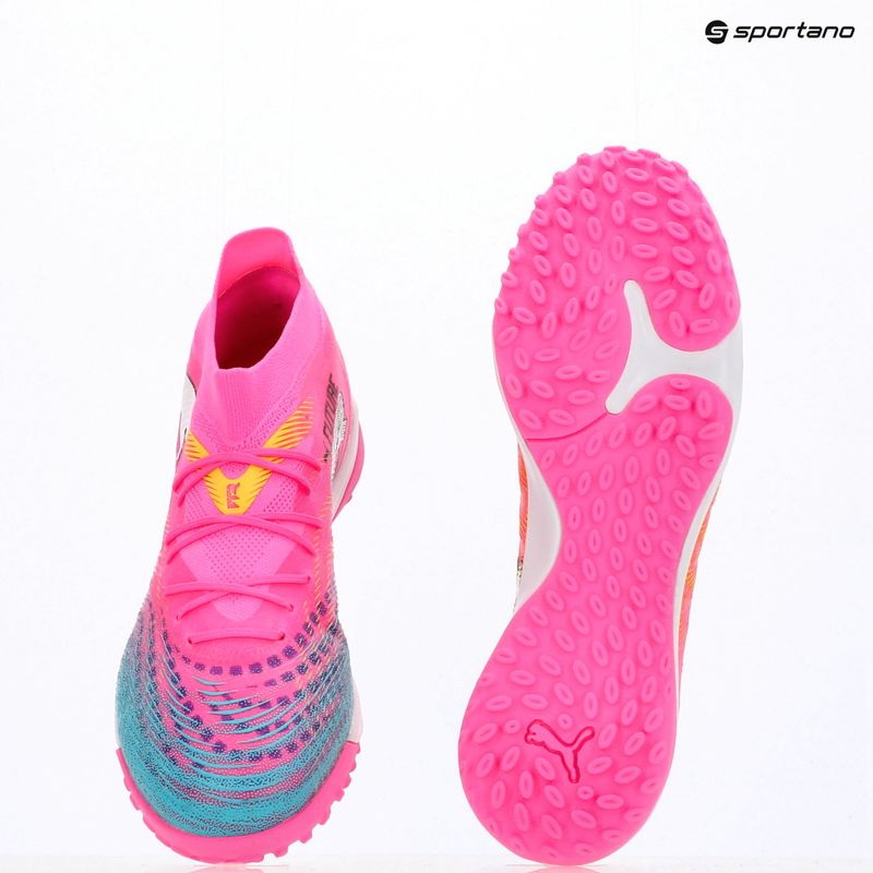 Kopačky PUMA Future 9 Match TT poison pink/puma white/sun stream/bright aqua/puma black 17