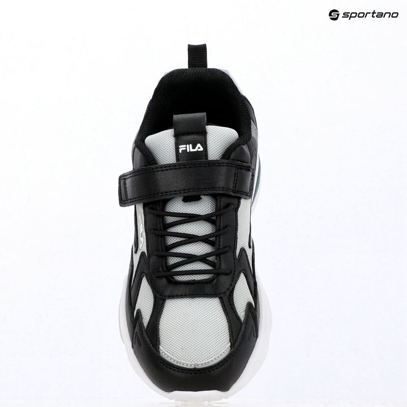 Dětské boty FILA Madrun Velcro black/posy green 16
