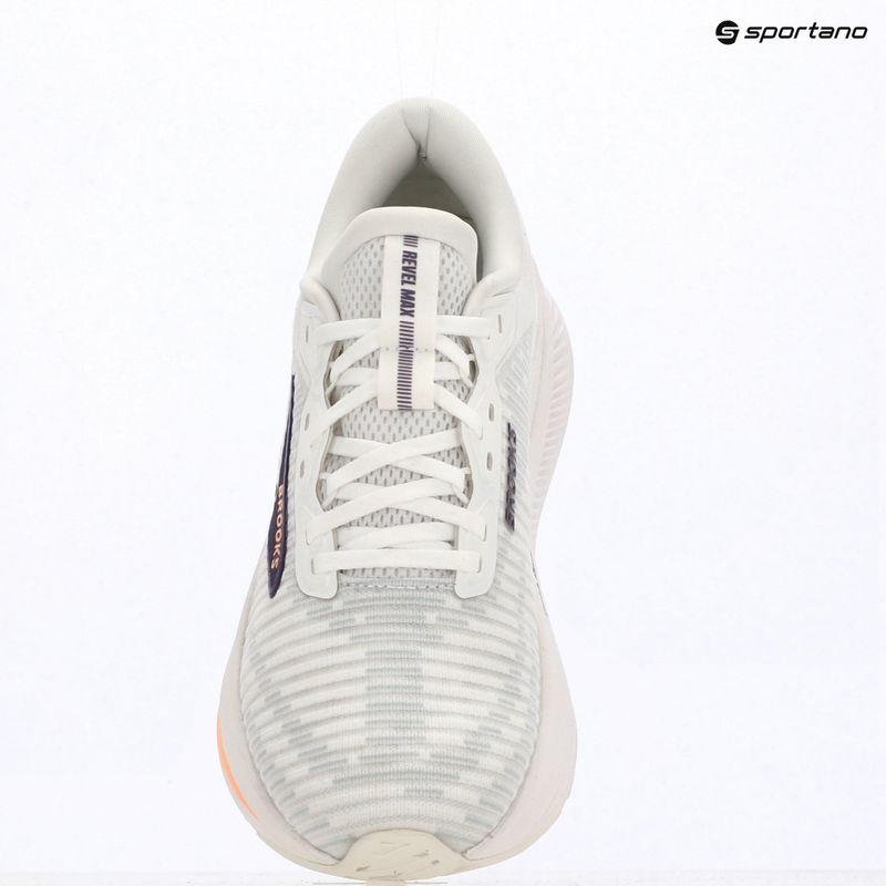 Dámské běžecké boty Brooks Revel Max brightwhite/mulledgrape/peach 13