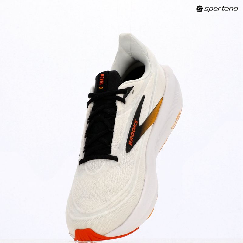 Pánské běžecké boty Brooks Revel 9 white/orange/black 15